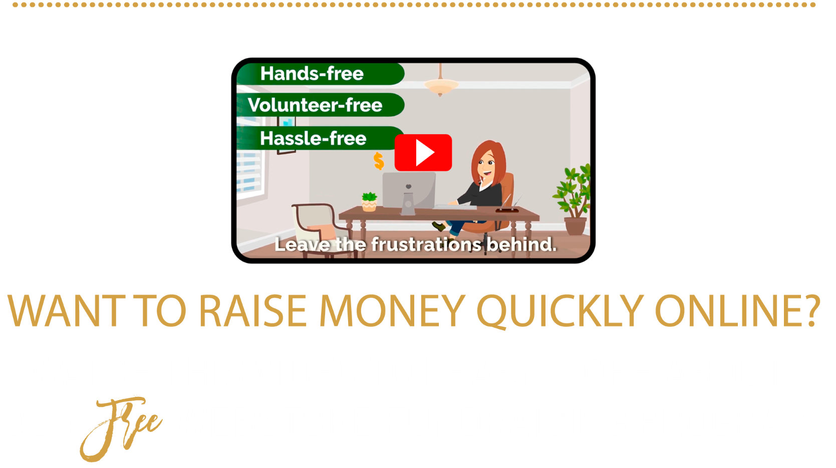 Fundraiser promo video